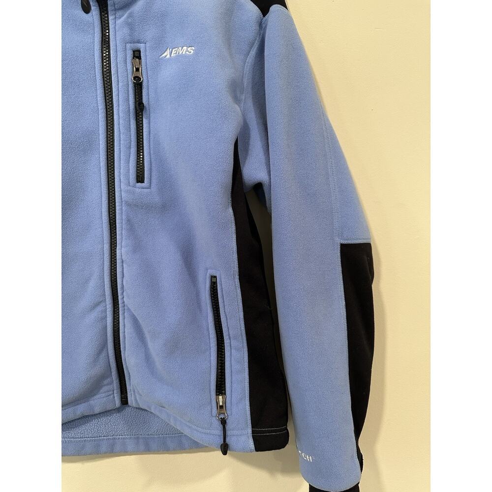Eastern Mountain Sports Fleece Womens Blue Full Zip Long Sleeve Size Medium 2600 - Picture 3 of 8